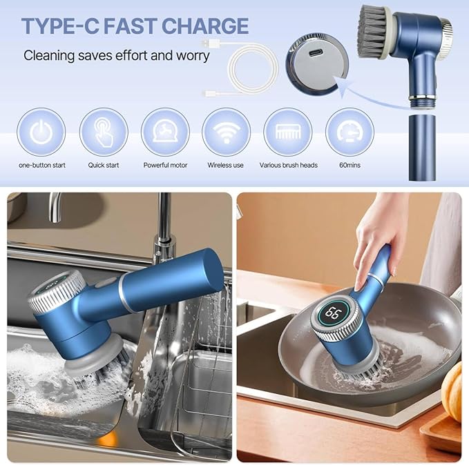Automatic Cleaning Magic Electric Brush (5-in-1)
