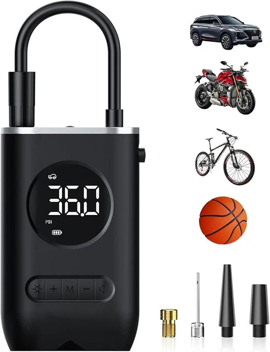 Portable Digital Tire Inflator Air Pump with LED Display