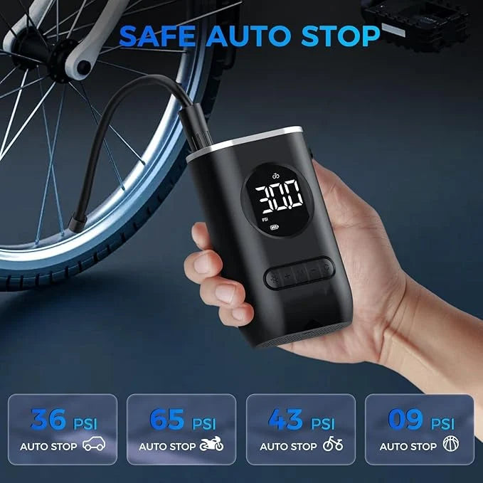 Portable Digital Tire Inflator Air Pump with LED Display