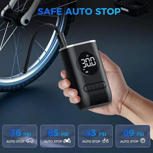 Portable Digital Tire Inflator Air Pump with LED Display